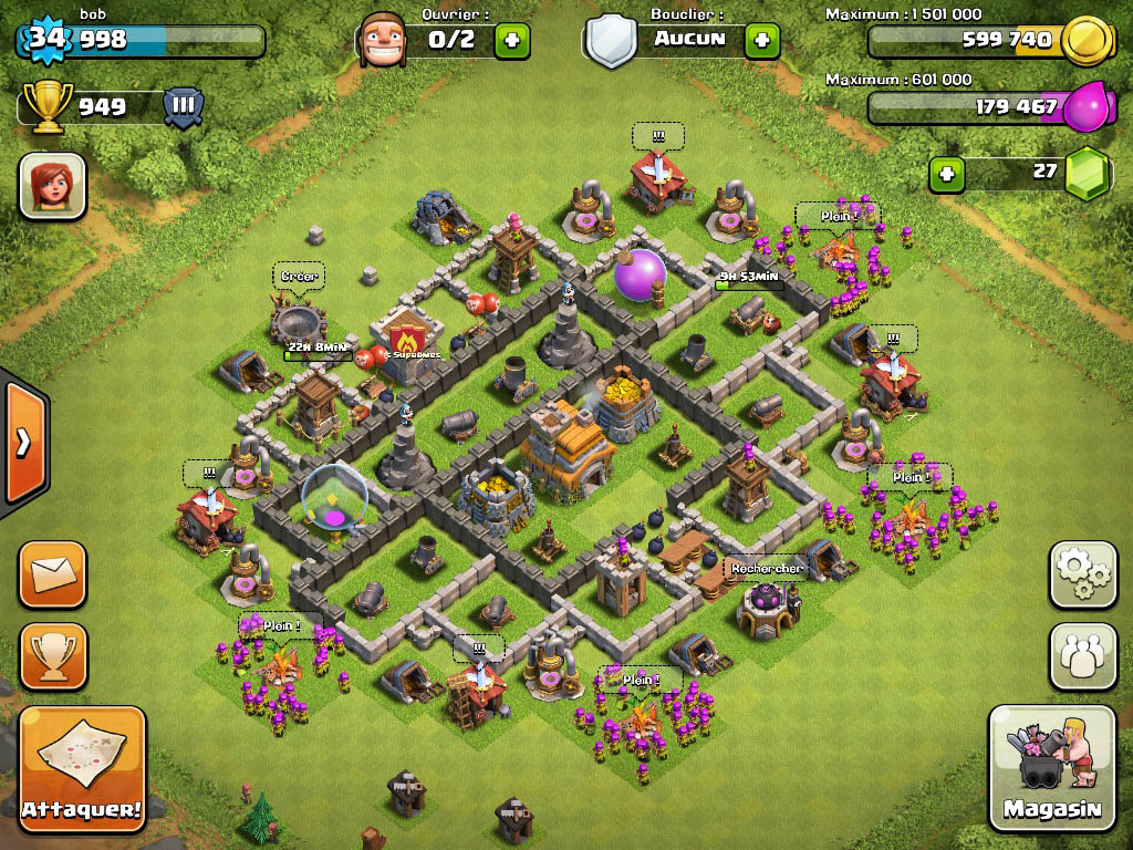 Clash Of Clans Town