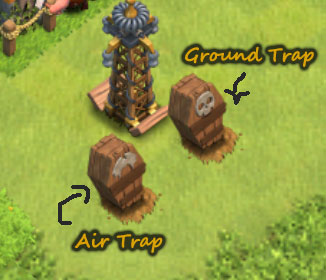 Air-and-Ground-Skeleton-traps Clash of Clans