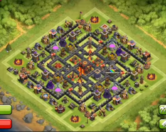 Clash of Clans Town Hall Level 10 Defense Base Design 