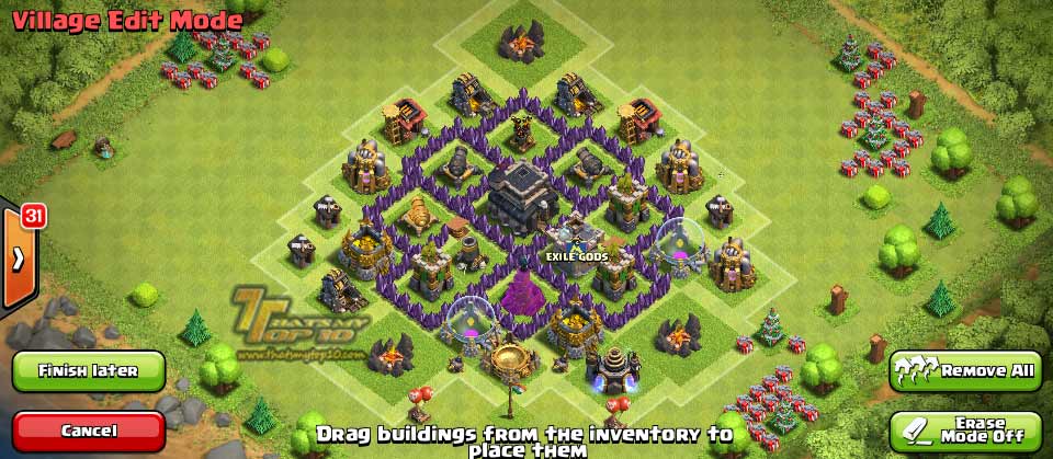 Clash Of Clans Town Hall Level 5 Defense - TH5 War Base 5 - Thats My Top 10