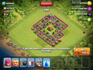 Clash of clans Town Hall 6 Trophy Base - 5