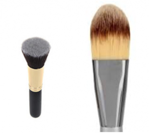 Flat Foundation Makeup Brush or Buffer Makeup Brush
