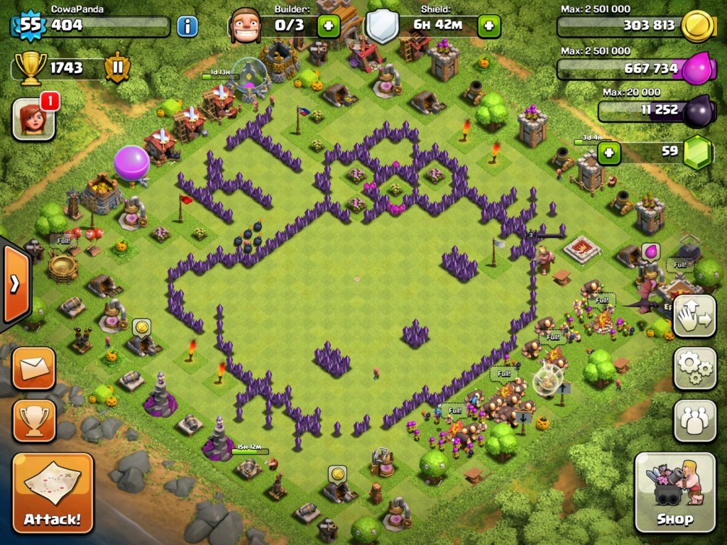 Top 10 Funny Clash of clan Base no 10