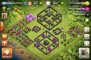 Top 10 Funny Clash of clans Base no 5