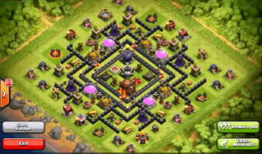 Best Clash Of Clans Town Hall Level 9 Defense Base Design 1