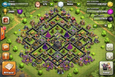 Best Clash Of Clans Town Hall Level 9 Defense Base Design 7