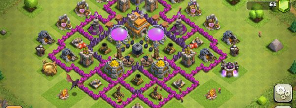 Clash Of Clans Town Hall Level 7 Defence Base Design 1