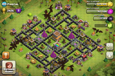 Top 10 Clash Of Clans Town Hall Level 8 Defense Base Design 10