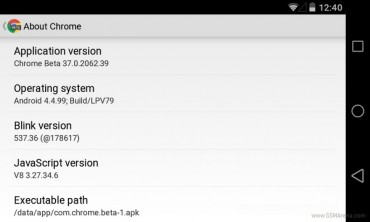 Chrome build - Android L release date