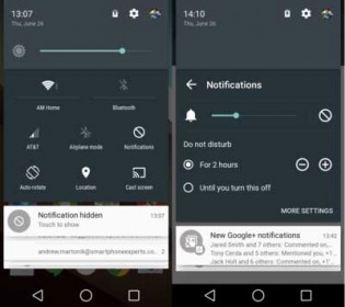 Quick setting - Top 10 Features of Android L