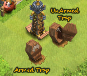 Armed-and-unarmed-Skeleton-Trap- Clash of Clans
