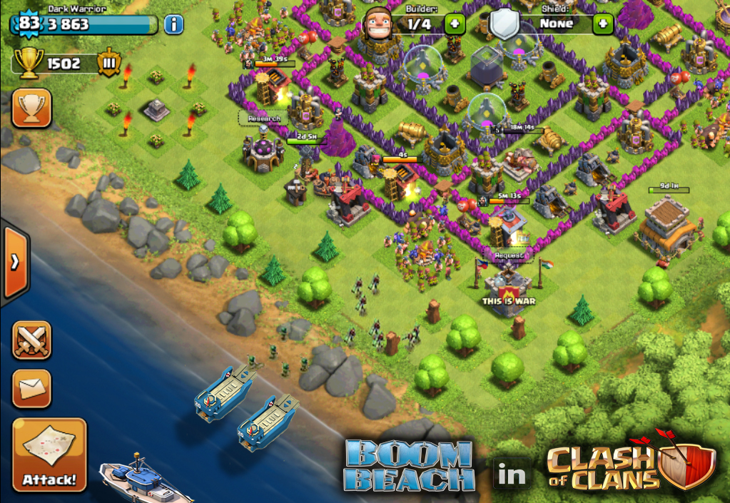 Boom Beach in Clash of Clans - Thats My Top 10 -2