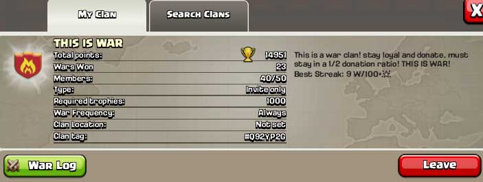 Clash-of-Clans-unique-Clan hashtag