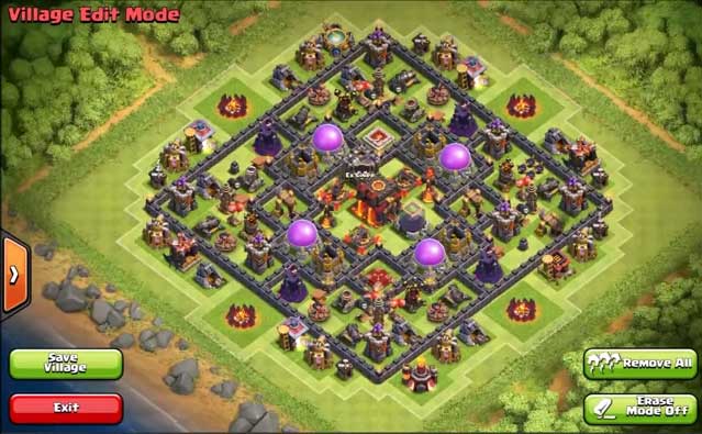 Best Clash Of Clans Town Hall Level 10 Defense Base Design 2