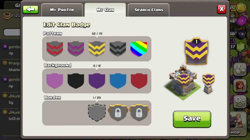 Clash of Clans - New Badge and Banner - Thats My Top 10